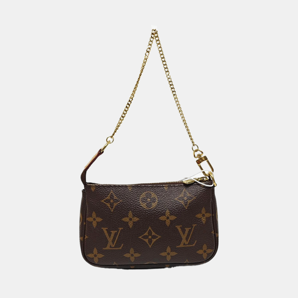 ACCESSOIRES Mini Monogram Coated Canvas Brown