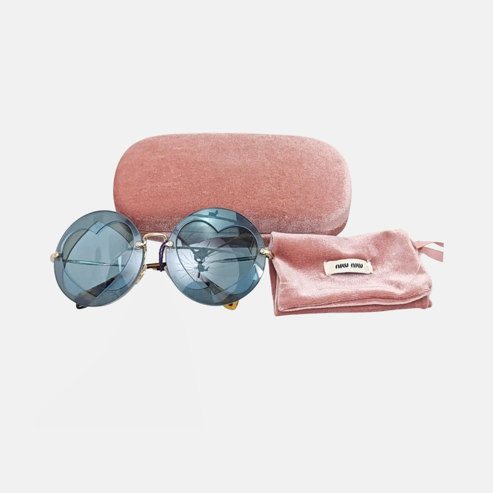 Metal Sunglasses Blue