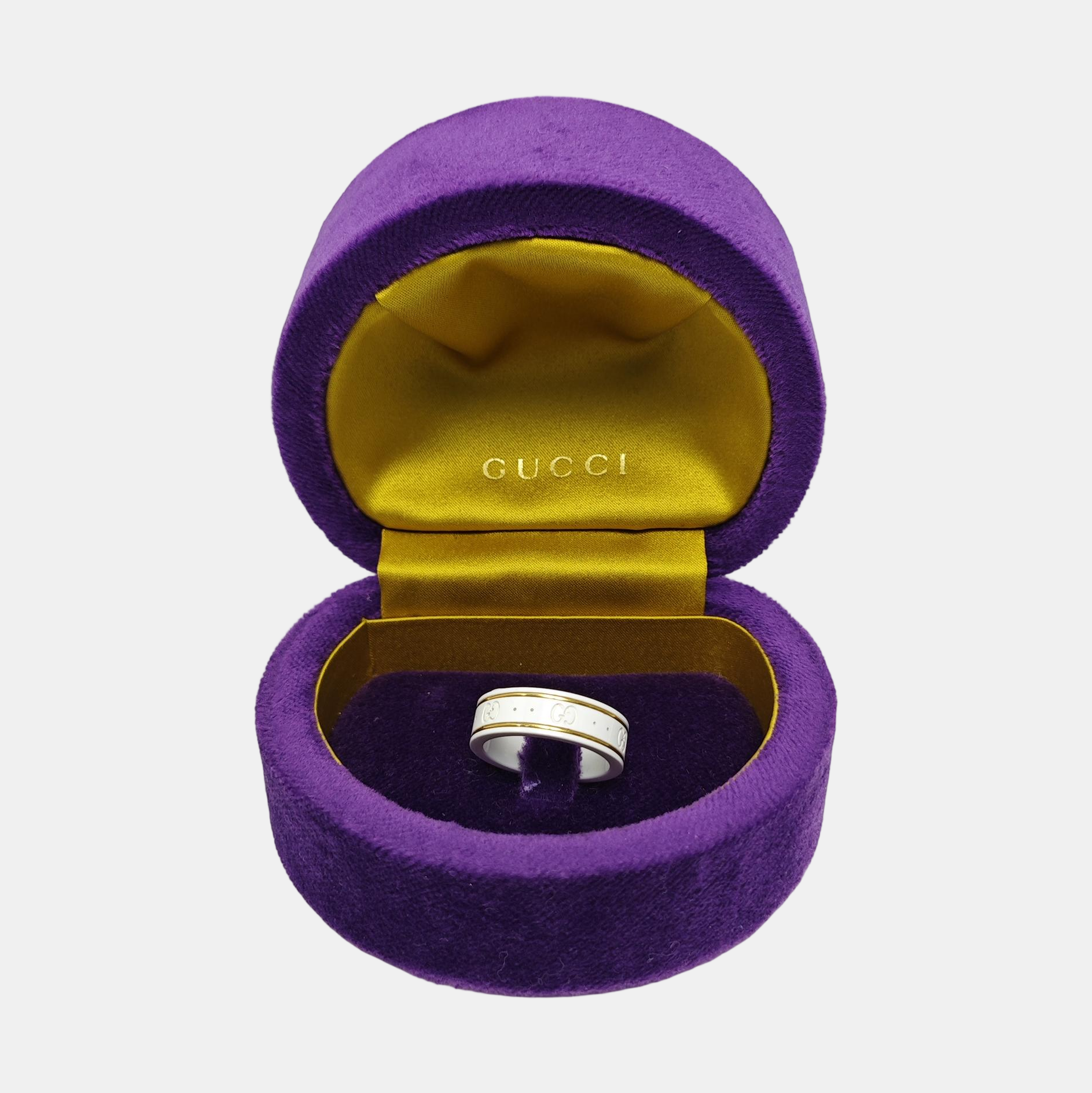 Icon 18k Gold White Ring HK 19