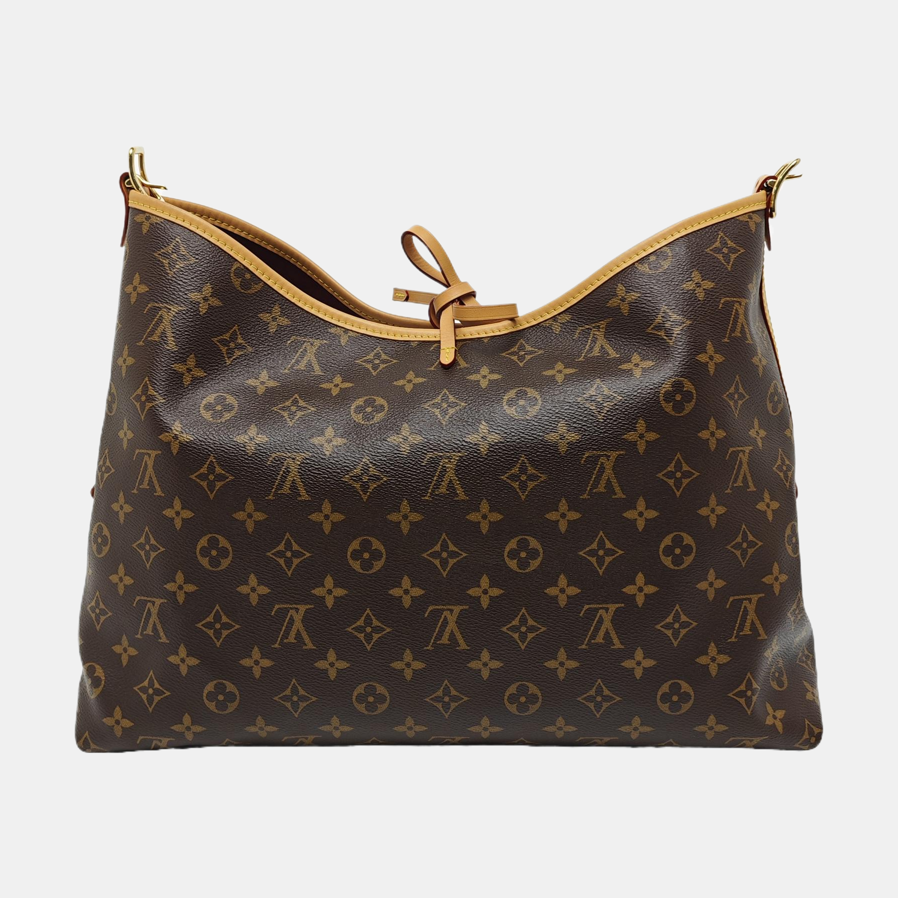 CARRYALL MM Monogram Coated Canvas Brown