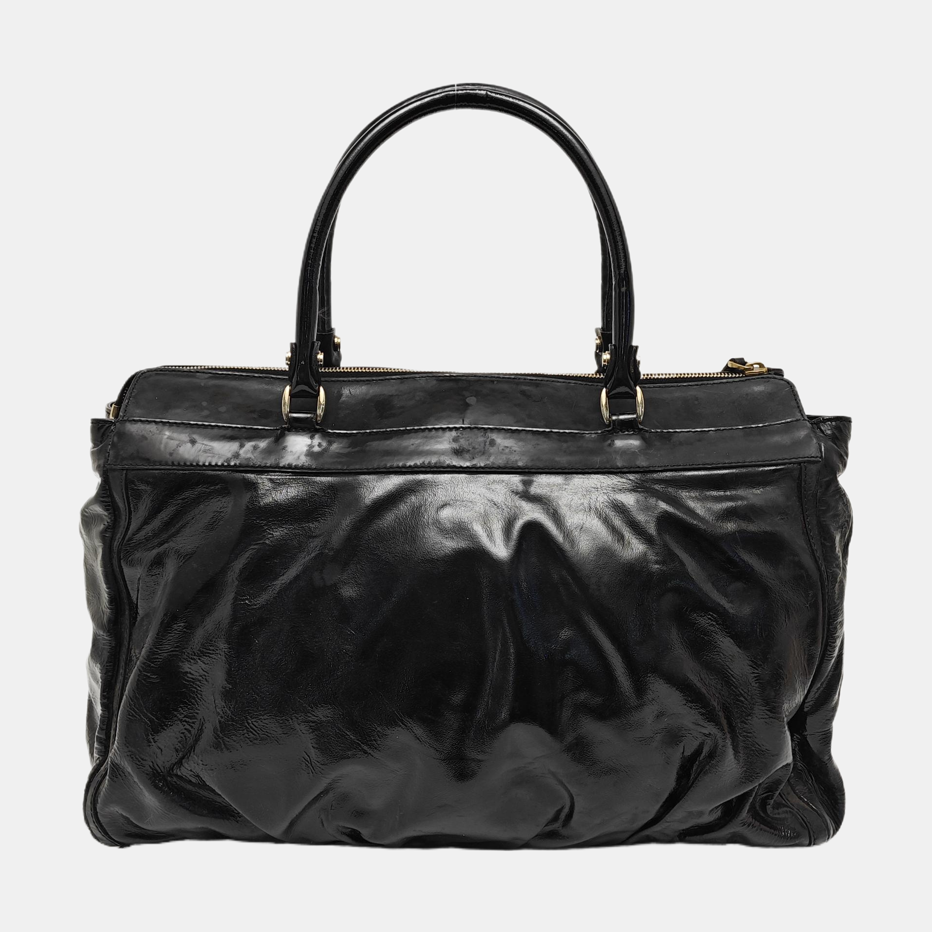 Abbey Patent Leather Black