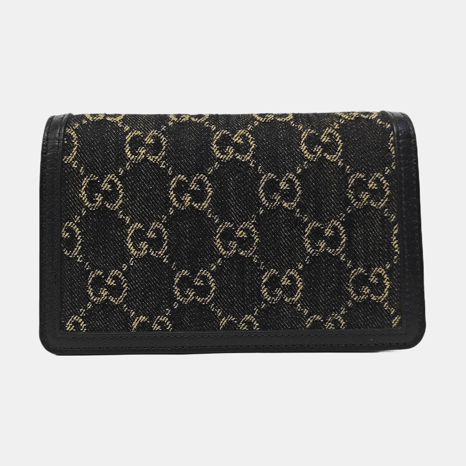 Dionysus Super Mini Monogram Denim Black