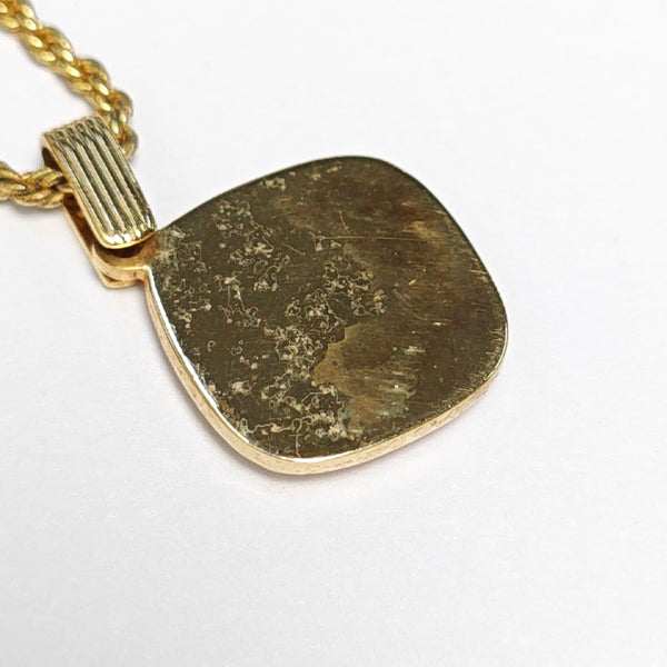 Petit CD Metal Gold Necklace