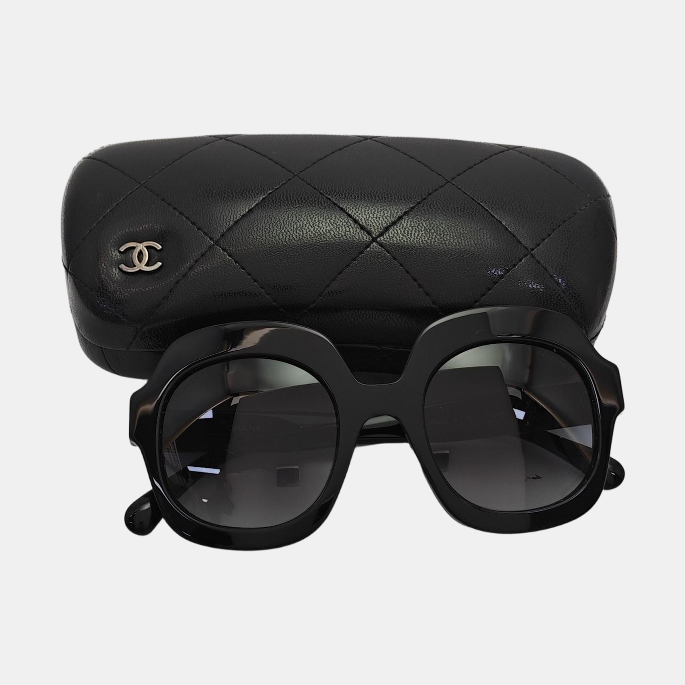 Synthetic Sunglasses Black