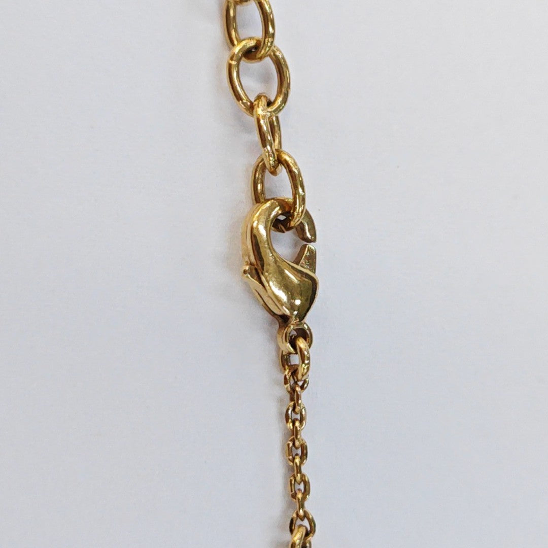 LV &amp; ME Metal Gold Necklace