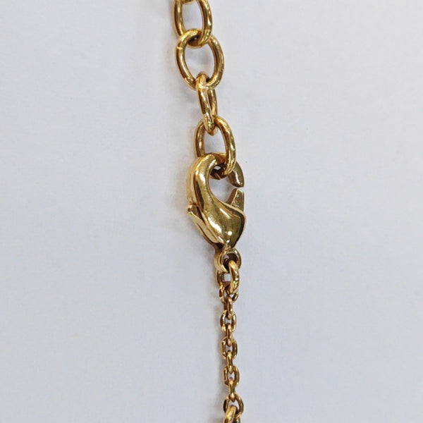 LV & ME Metal Gold Necklace