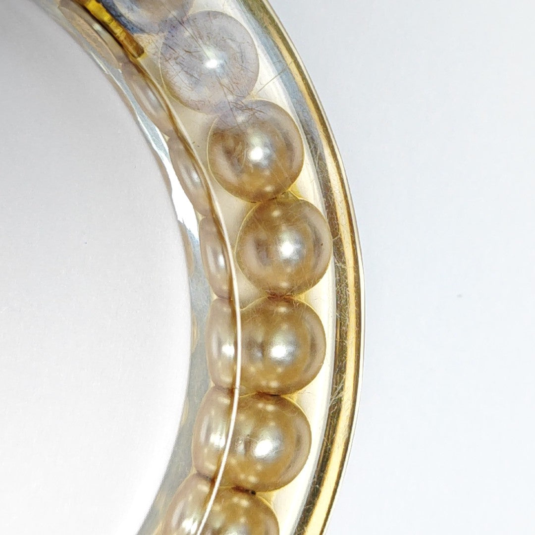 Synthetic Material Yellow Bangle