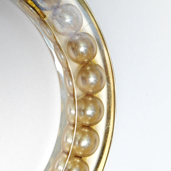 Synthetic Material Yellow Bangle