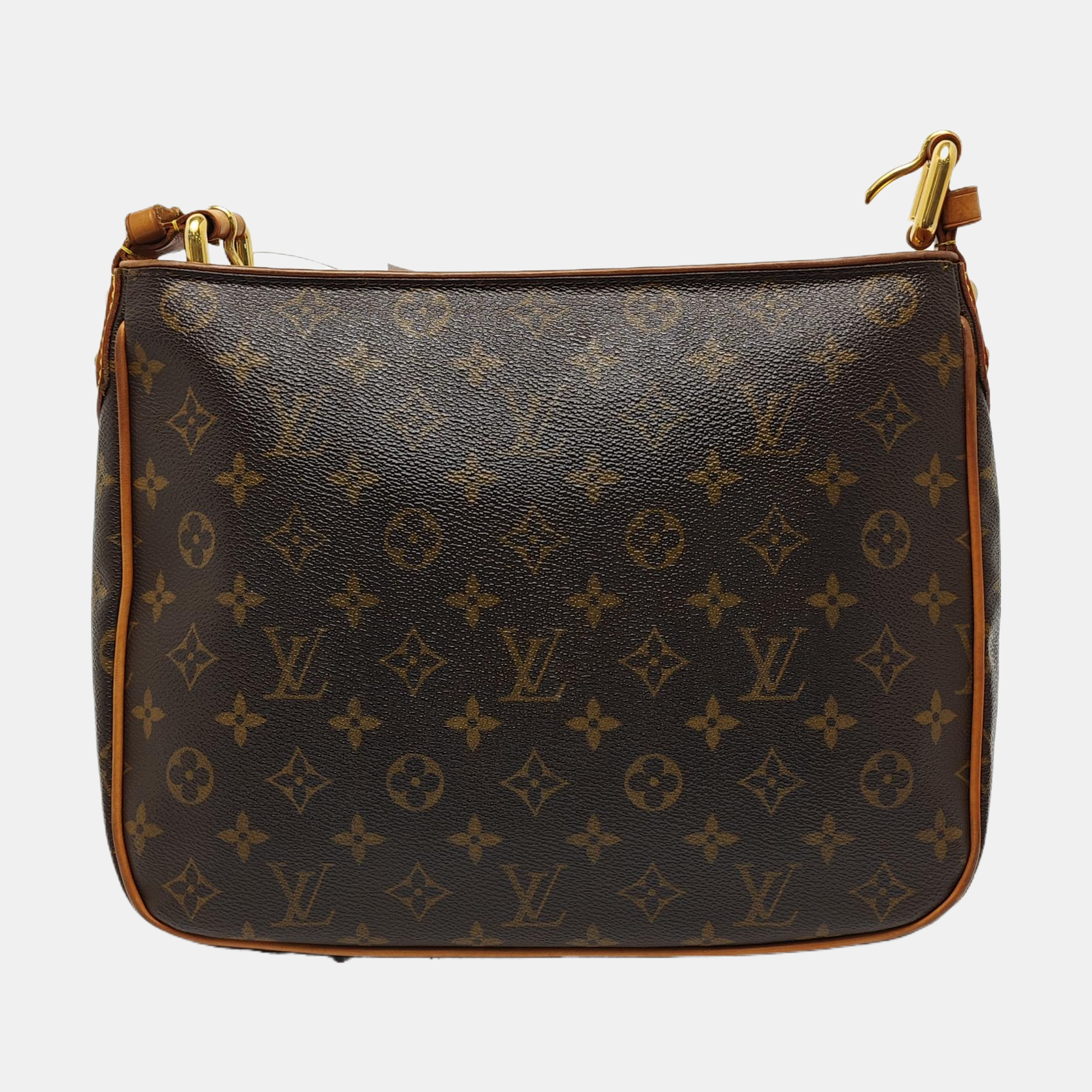 HUDSON GM Monogram Coated Canvas Brown