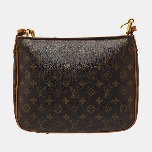 HUDSON GM Monogram Coated Canvas Brown