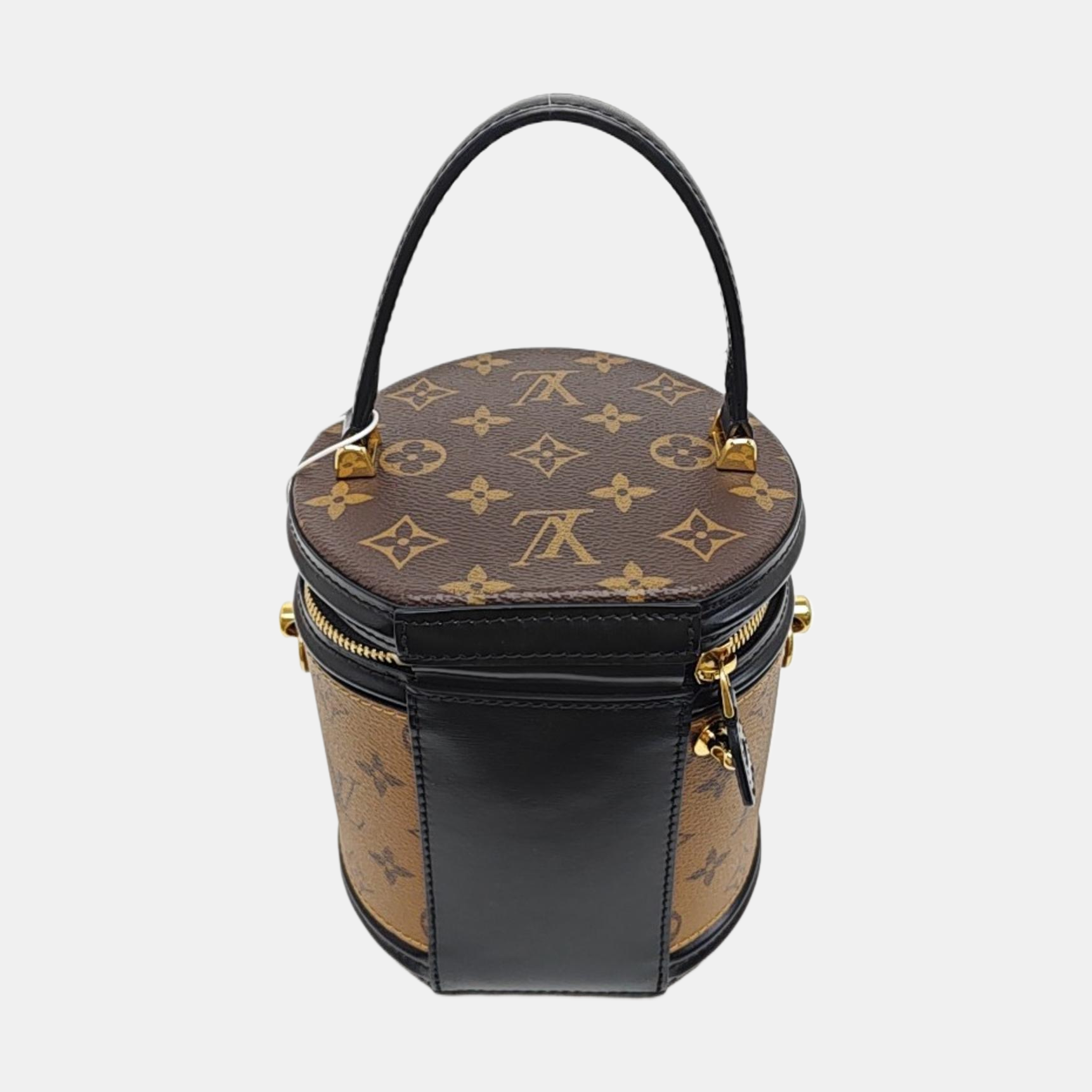 CANNES PM Monogram Coated Canvas Brown