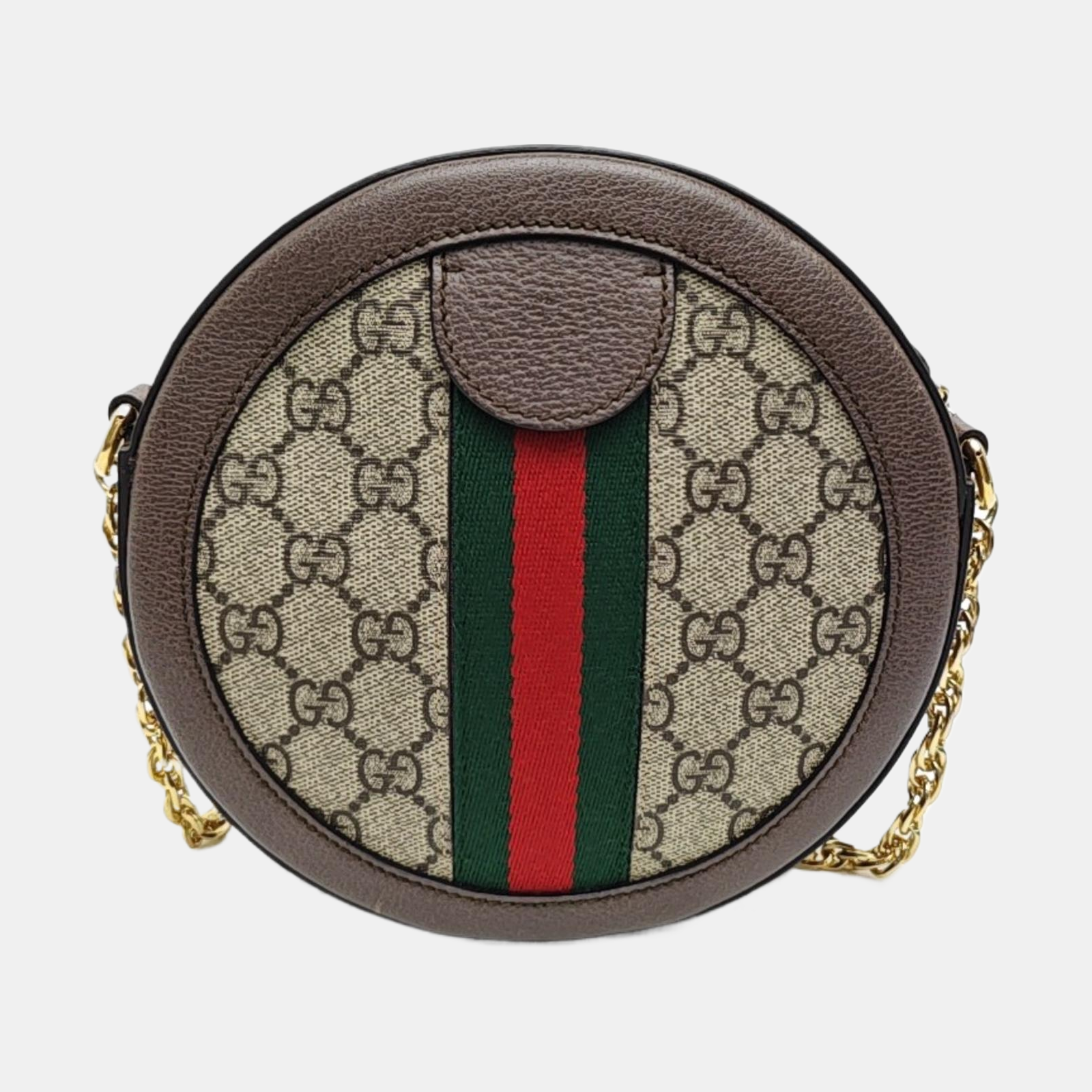 Ophidia Mini Monogram Coated Canvas Beige
