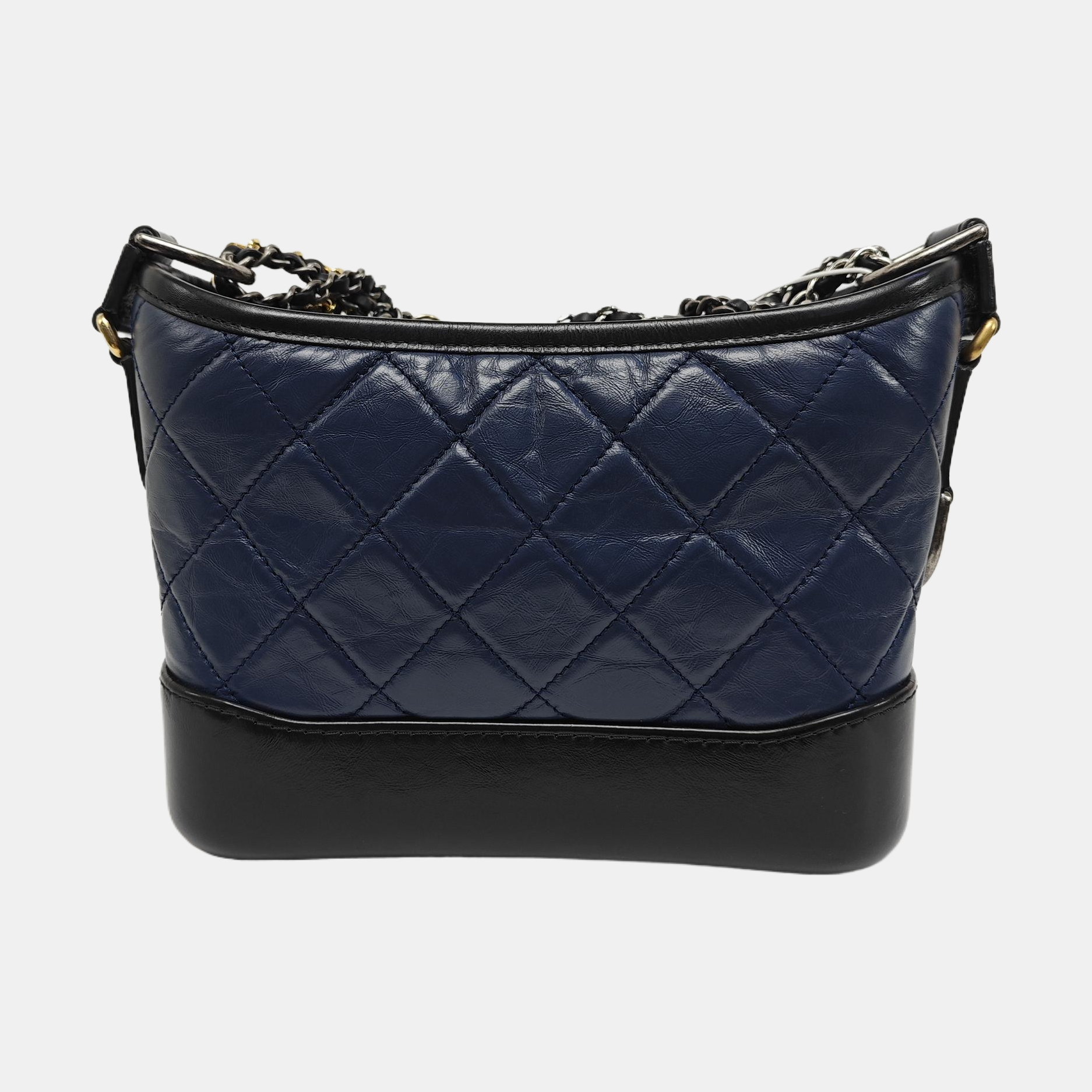 GABRIELLE Small Quilted Calfskin Blue