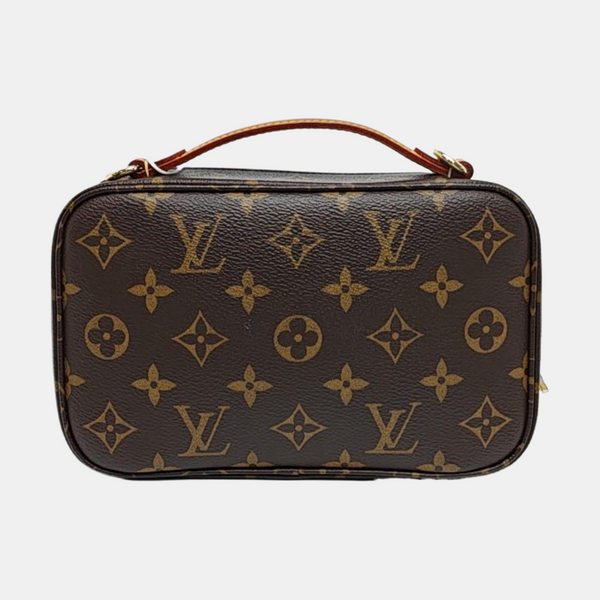 UTILITY Monogram Coated Canvas Brown