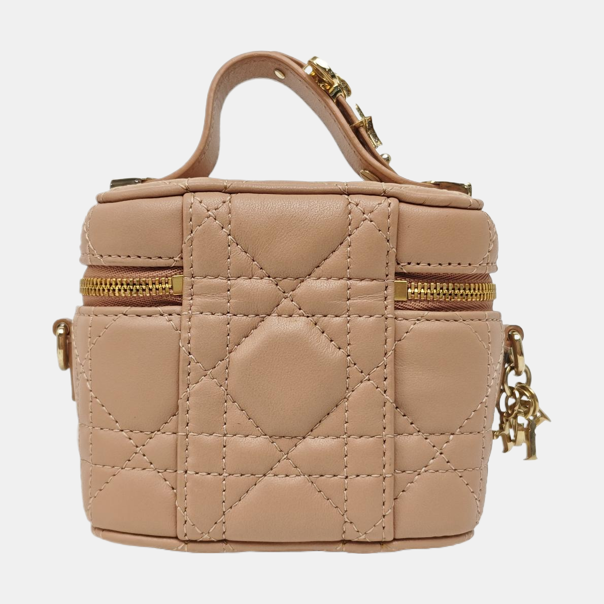 Lady Dior Super Mini Cannage Calfskin Pink