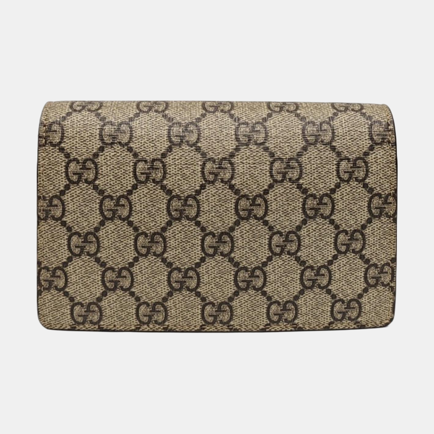 Dionysus Super Mini Monogram Coated Canvas Beige