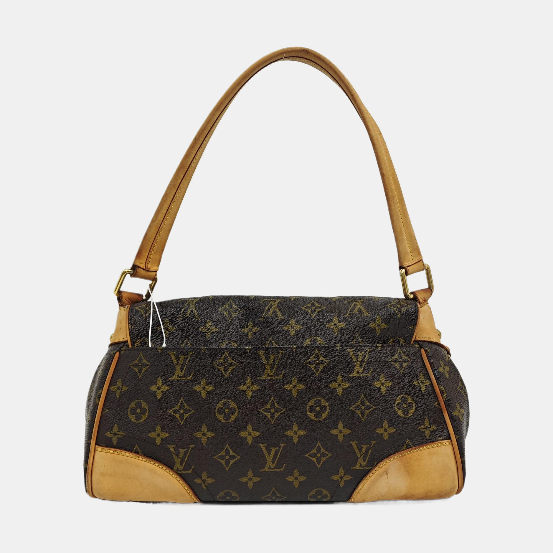 BEVERLY MM Monogram Coated Canvas Brown