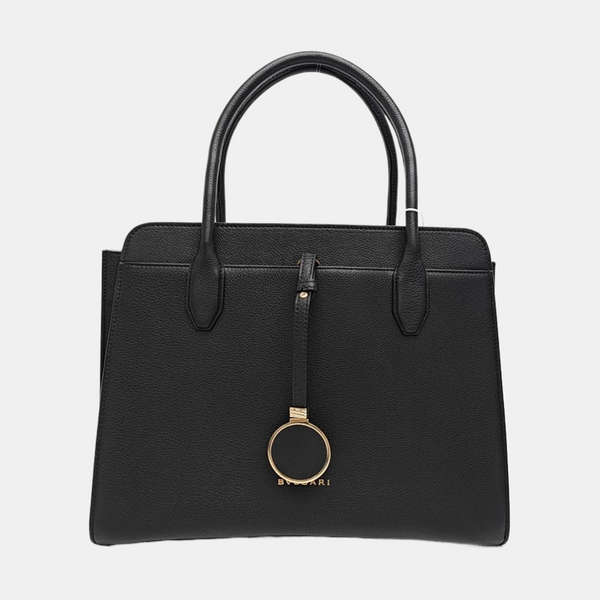 Calfskin Shoulder Bag Black