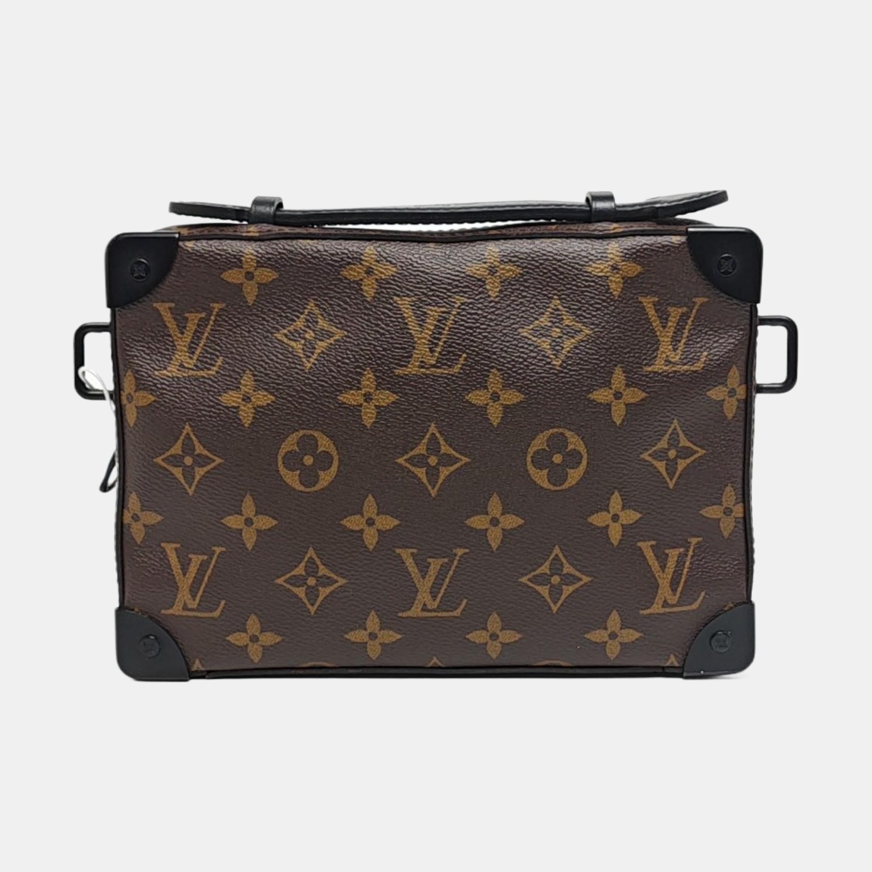 SOFT TRUNK Monogram Coated Canvas Brown