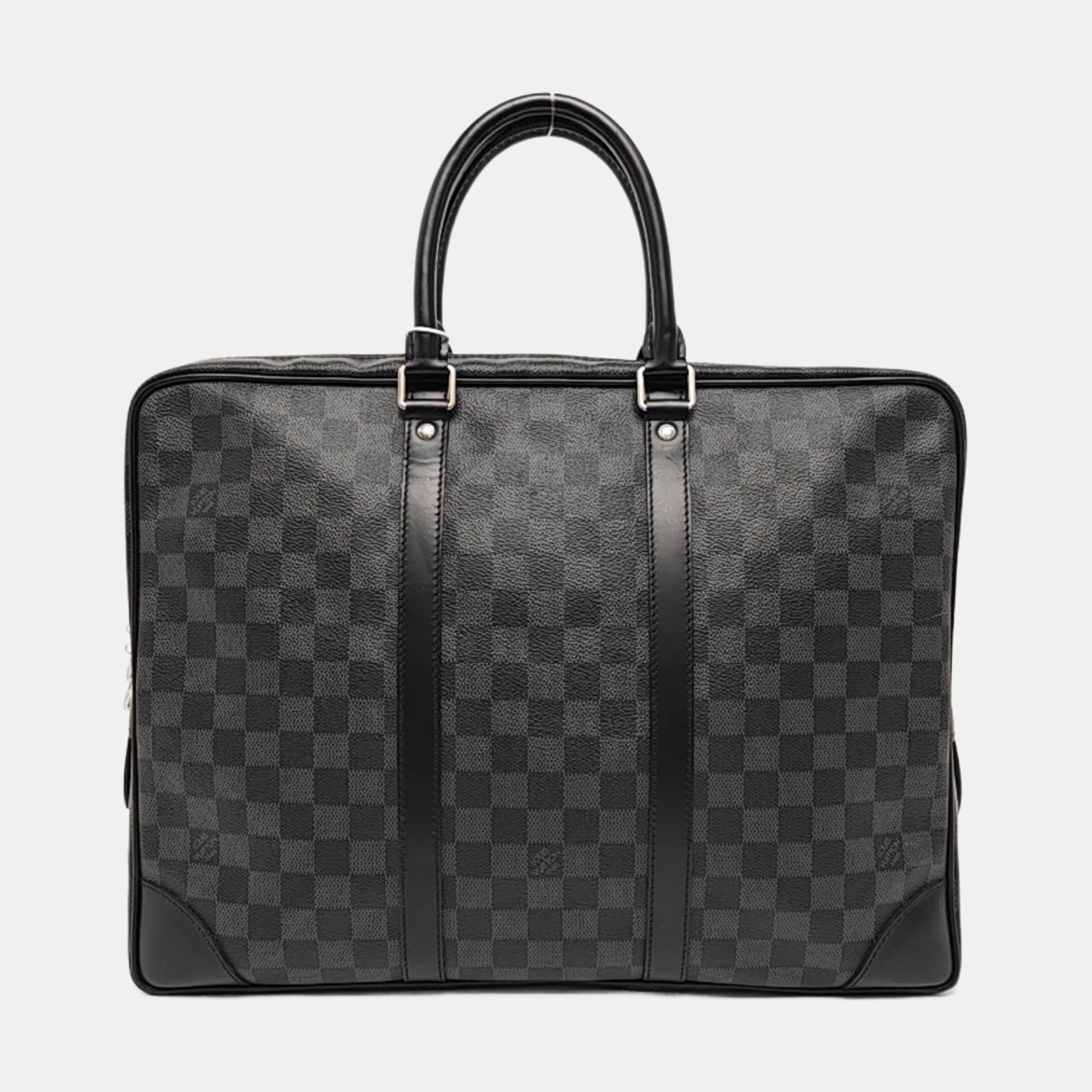 PORTE-DOCUMENTS Damier Graphite Coated Canvas Black