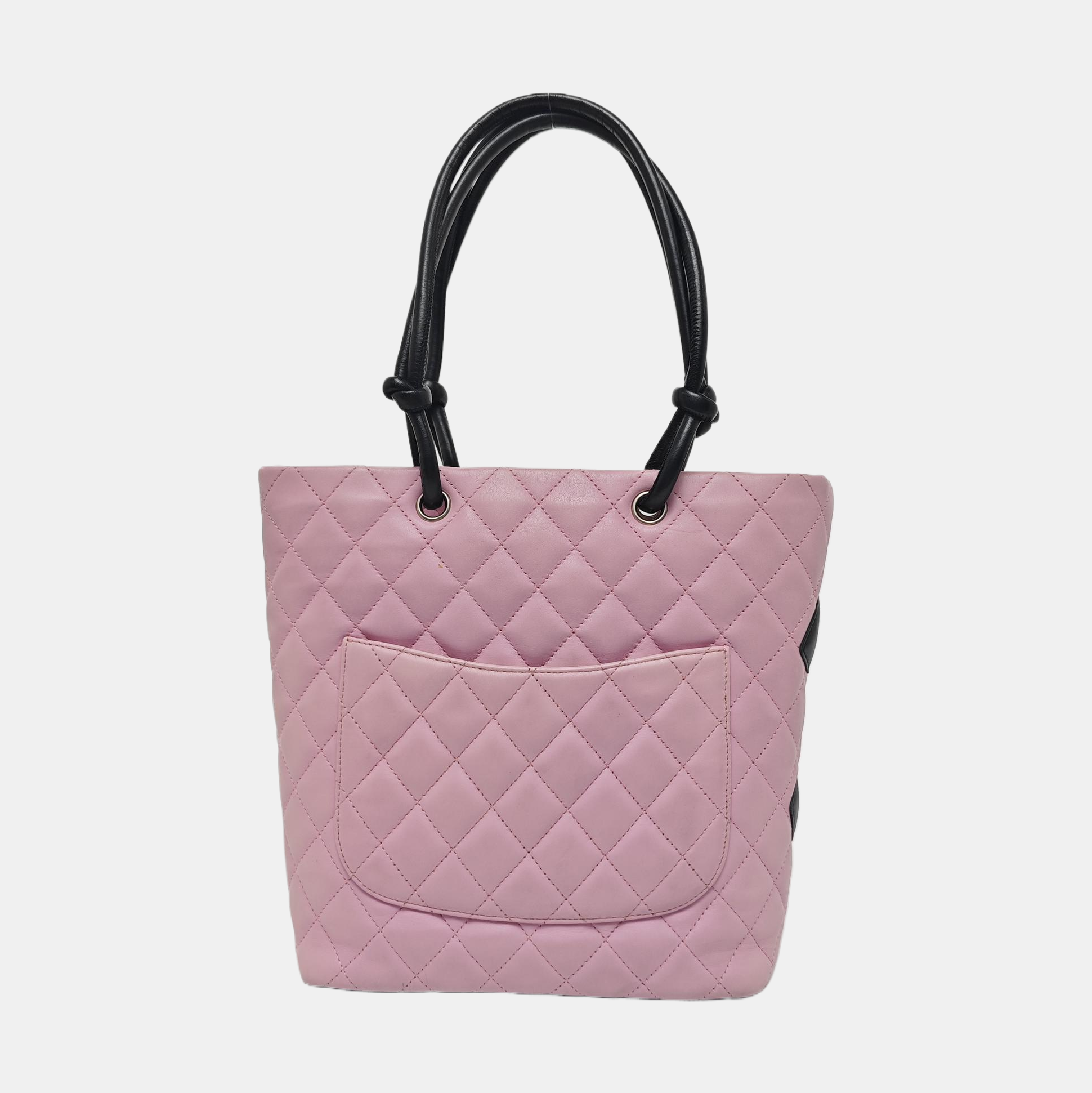 CAMBON Medium Quilted Calfskin Pink