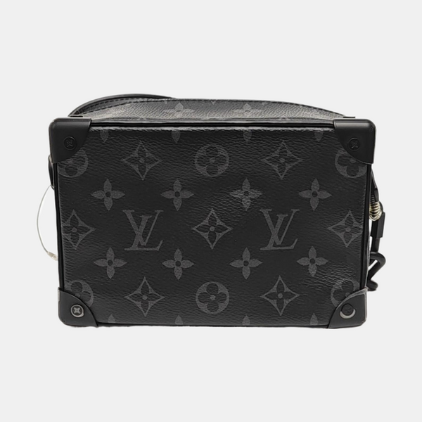 SOFT TRUNK Mini Monogram Coated Canvas Black