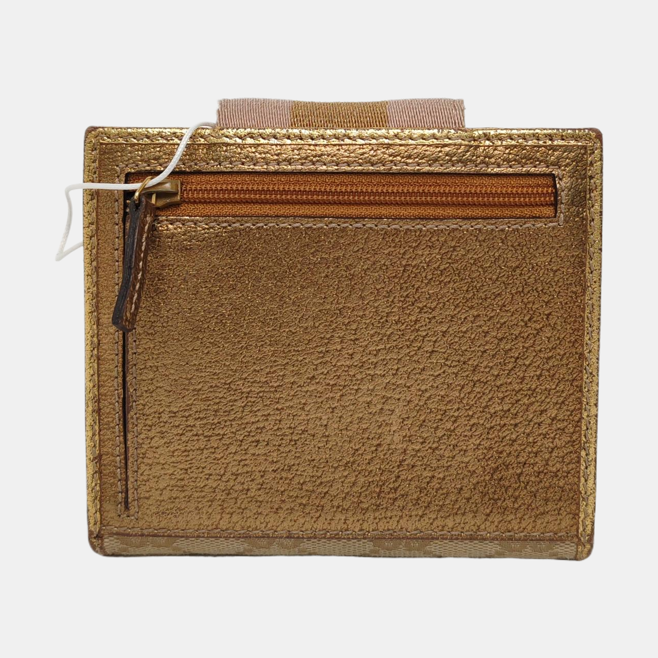 Monogram Fabric Wallet Beige