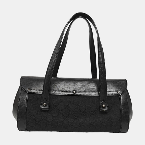 Monogram Canvas Top Handle Bag Black