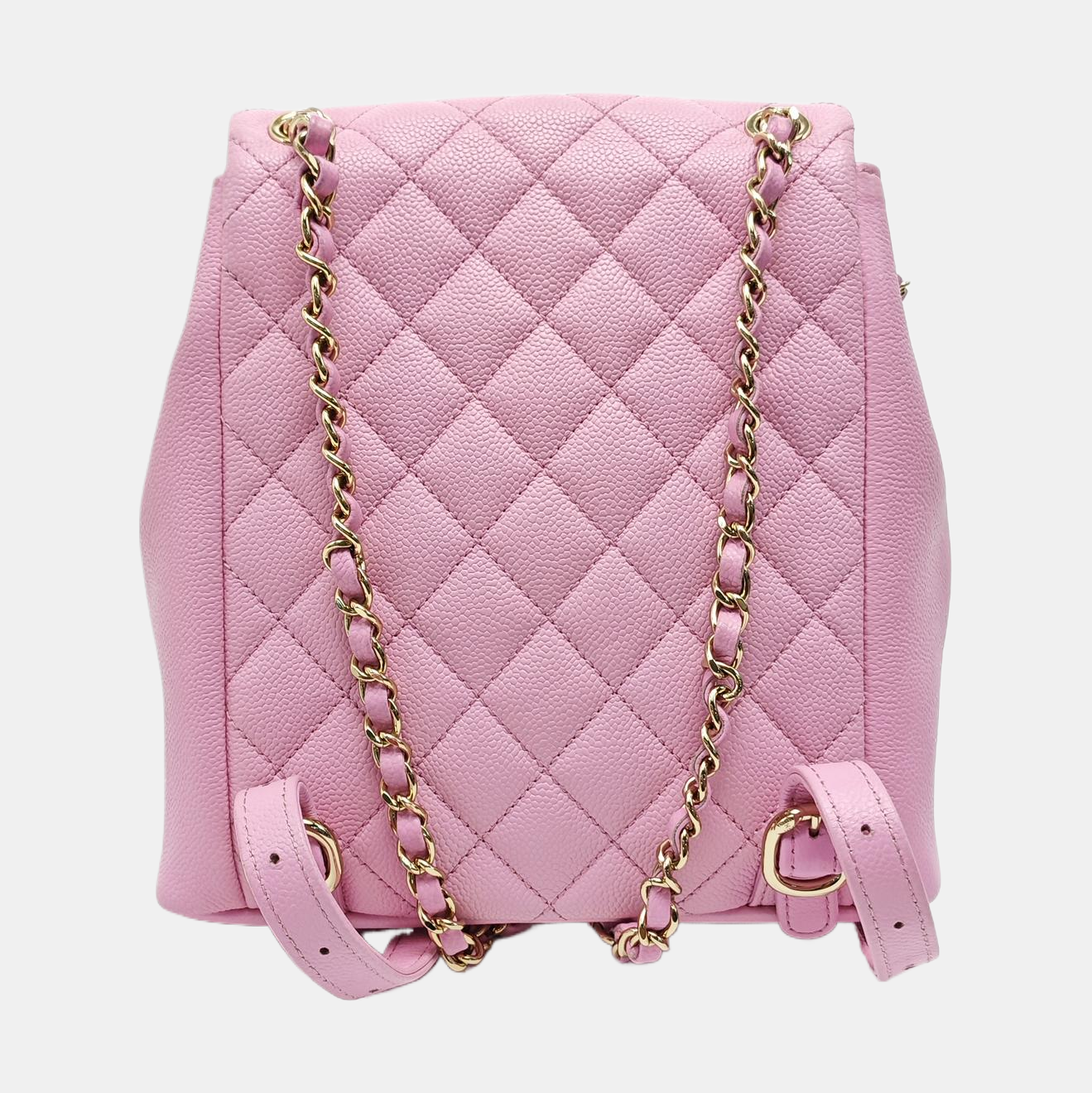 DUMA Small Quilted Grained Calfskin Pink