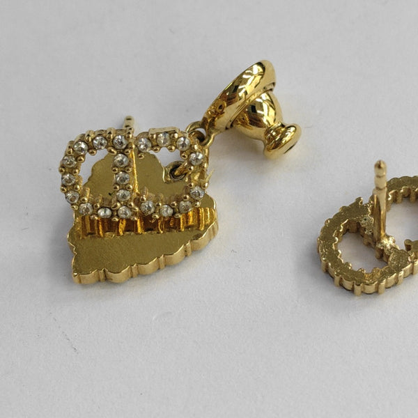 Clair D Lune Metal Gold Stud Earrings