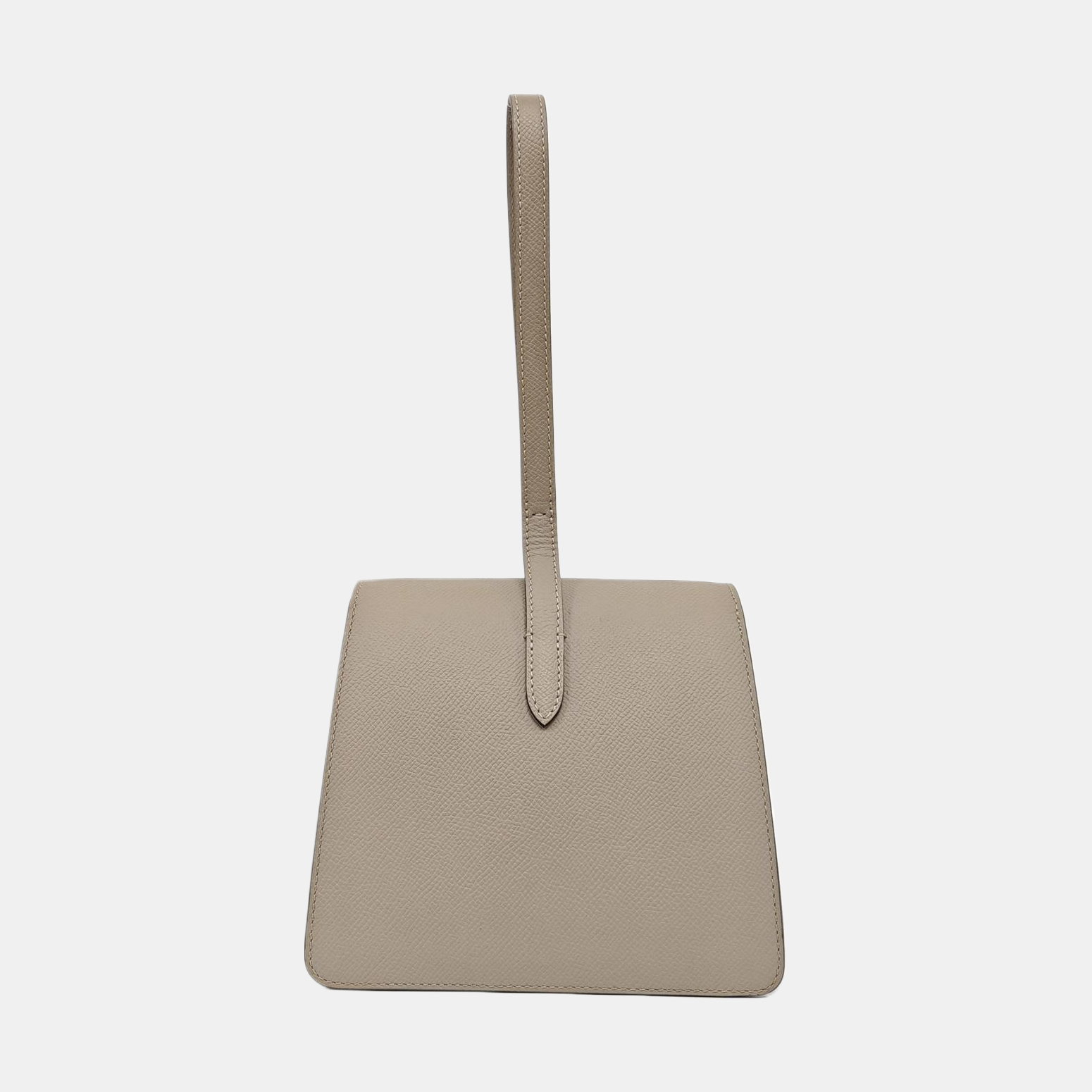 Calfskin Top Handle Bag Gray