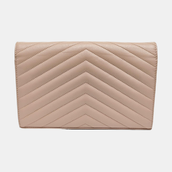 MONOGRAM Medium Chevron Calfskin Pink