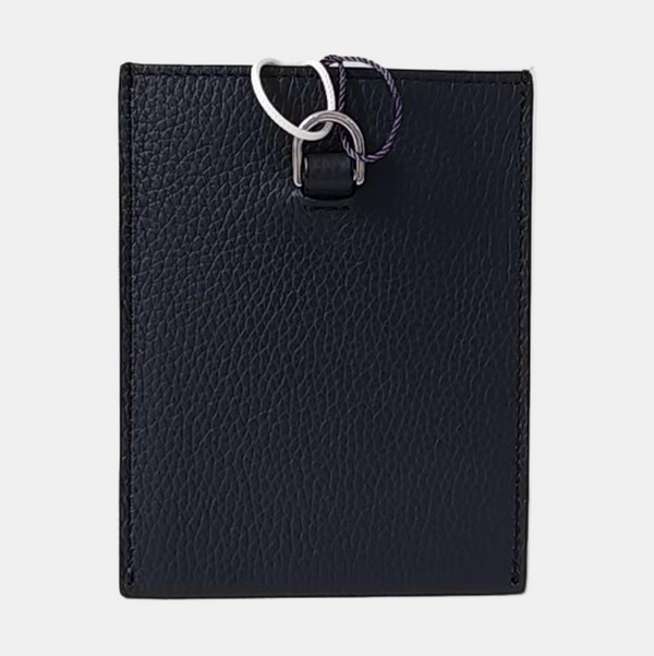 Calfskin Card Holder Blue