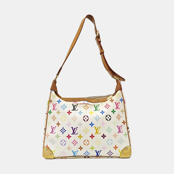 LV × TM BOULOGNE Monogram Coated Canvas White