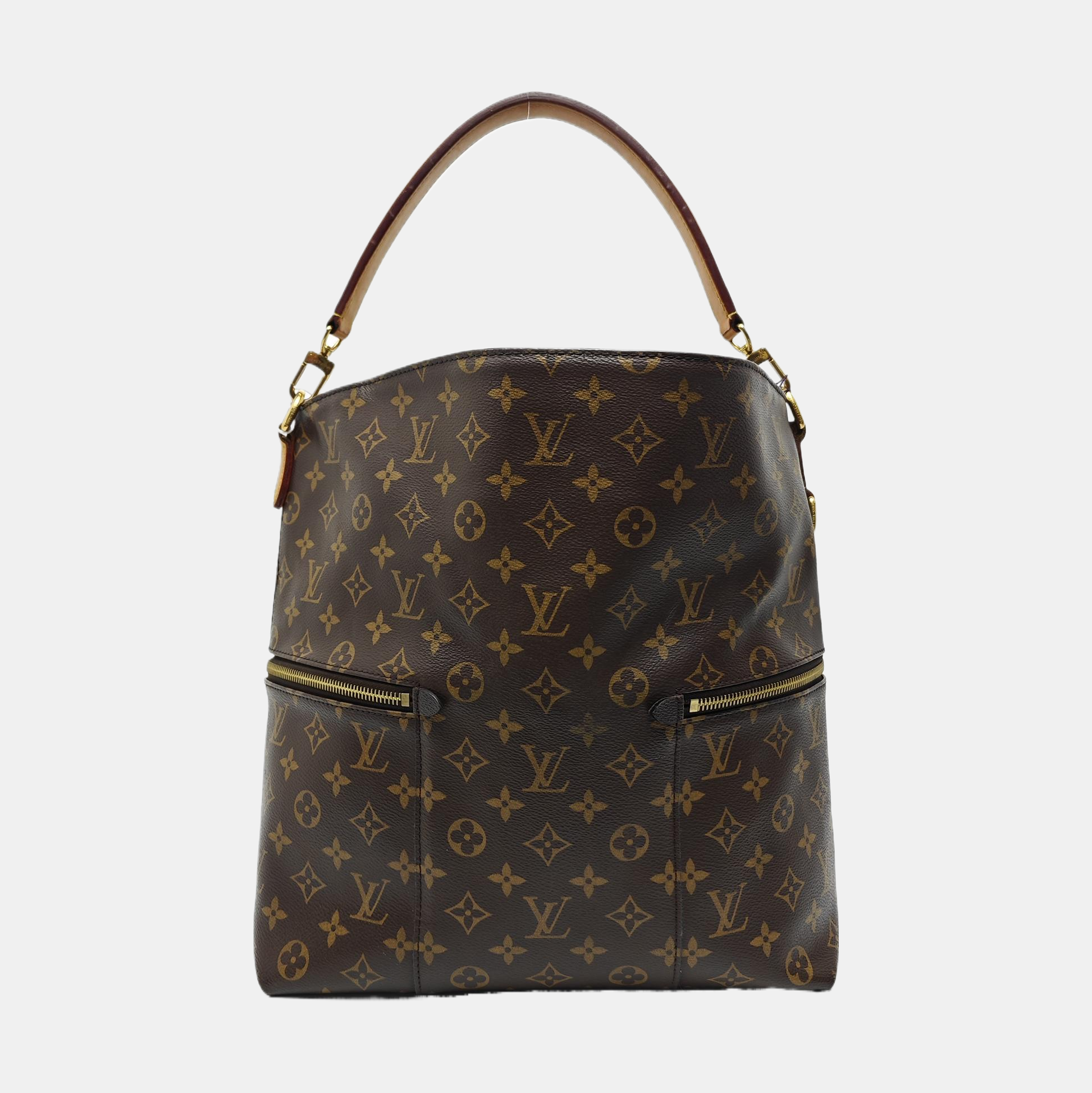 MELIE Monogram Coated Canvas Brown