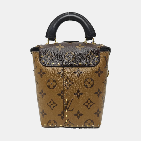 Monogram Coated Canvas Shoulder Bag Brown