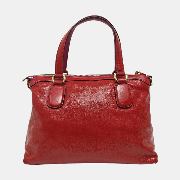 Soho Small Calfskin Red