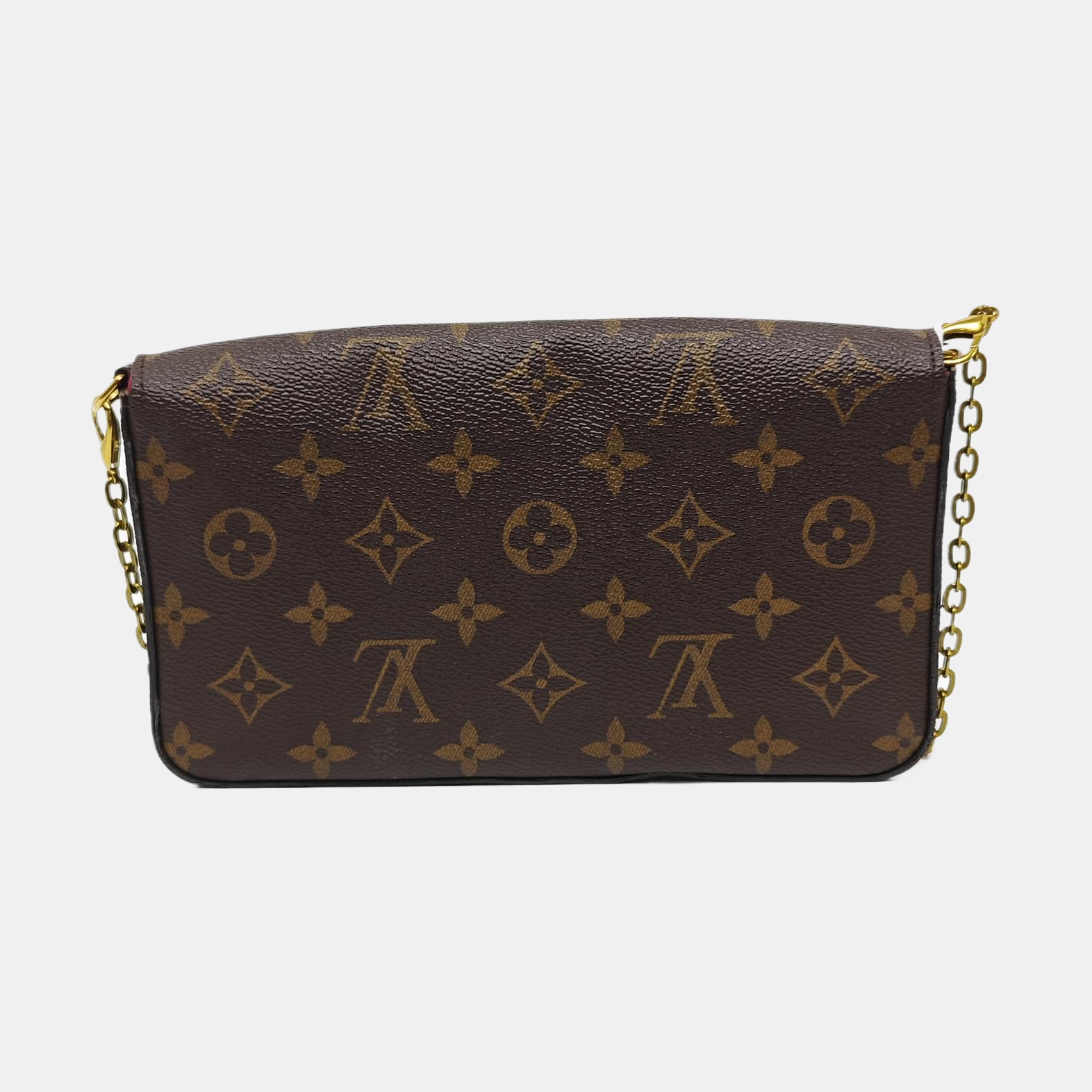 FÉLICIE Monogram Coated Canvas Brown