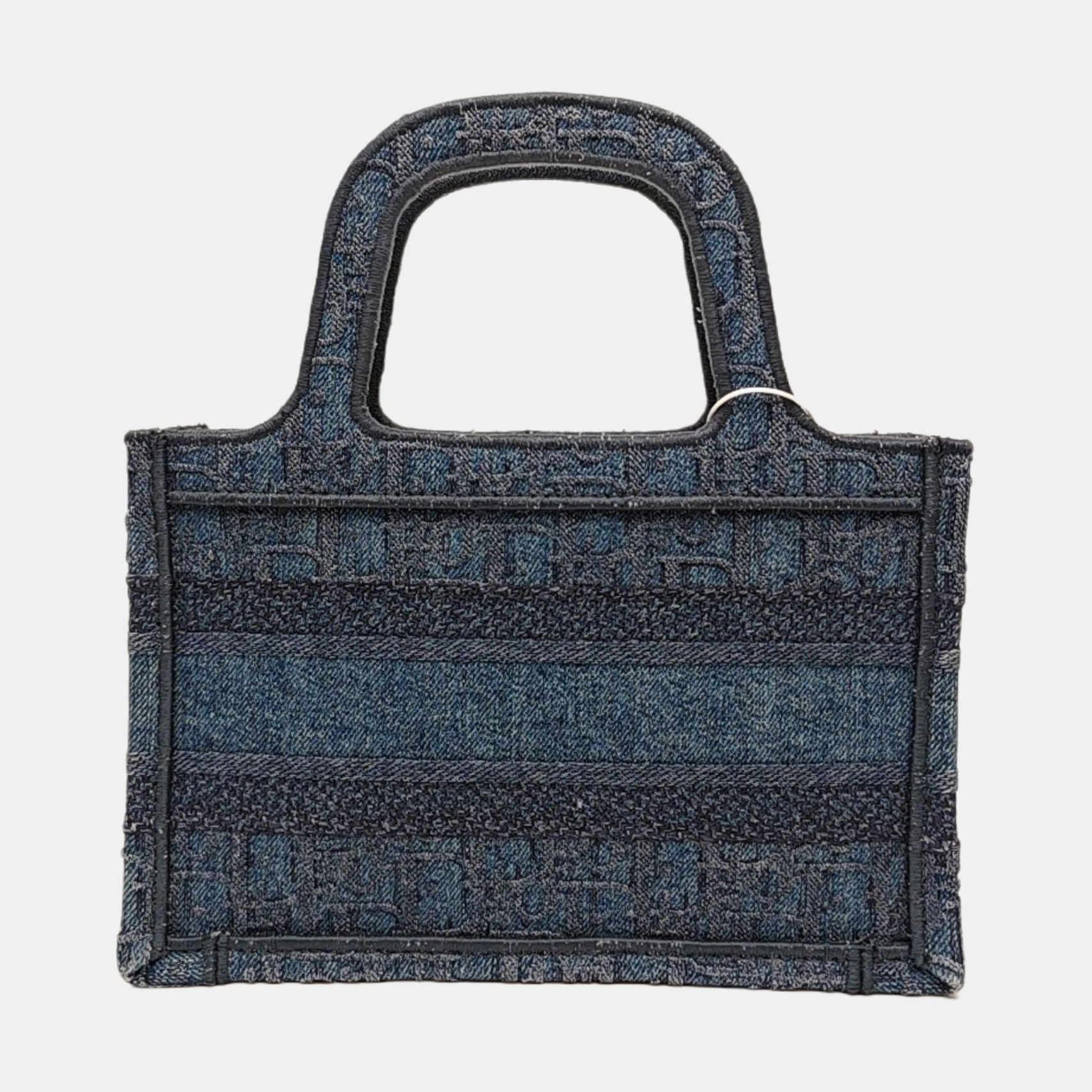 Book Tote Mini Canvas Blue