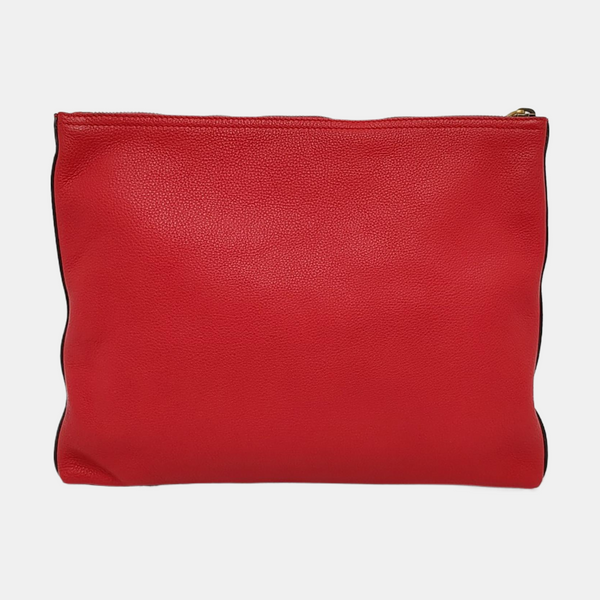 Print Medium Calfskin Red