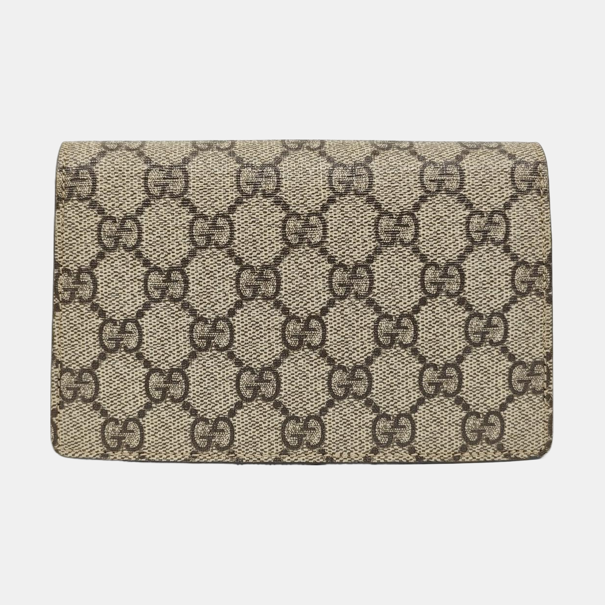 Dionysus Super Mini Monogram Coated Canvas Beige