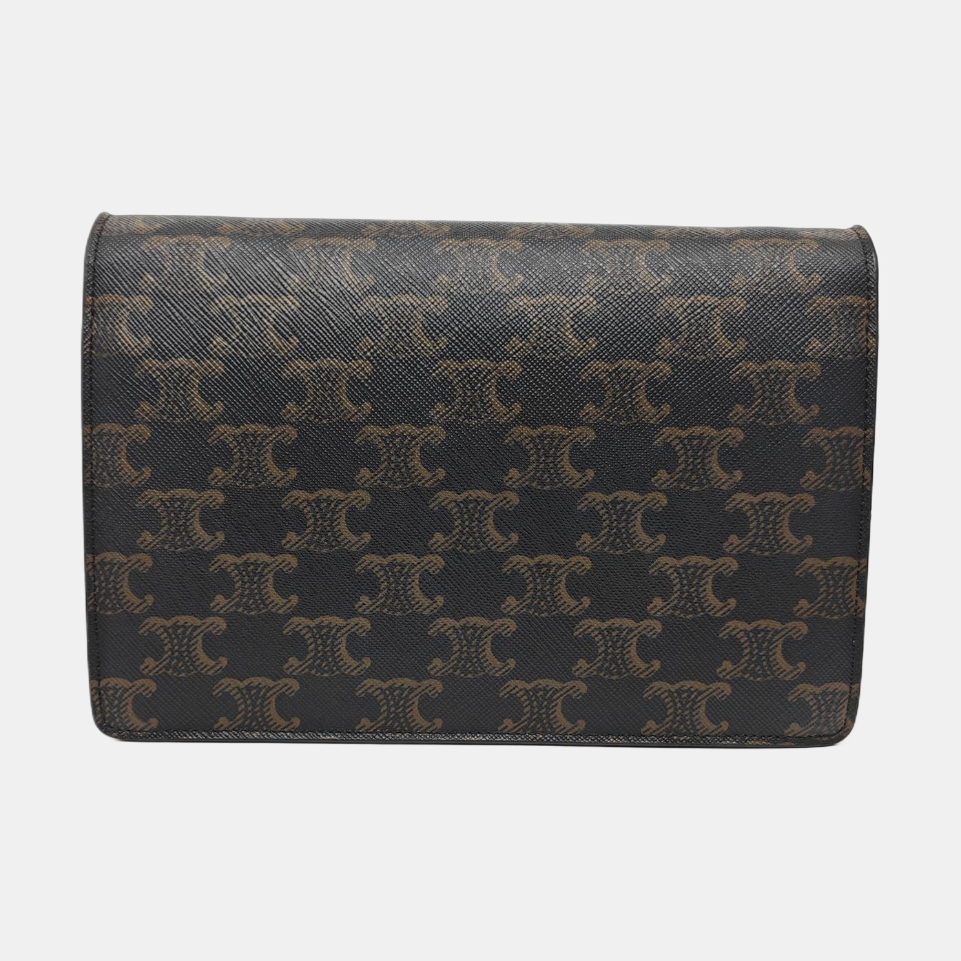 TRIOMPHE CANVAS Small Coated Canvas Brown