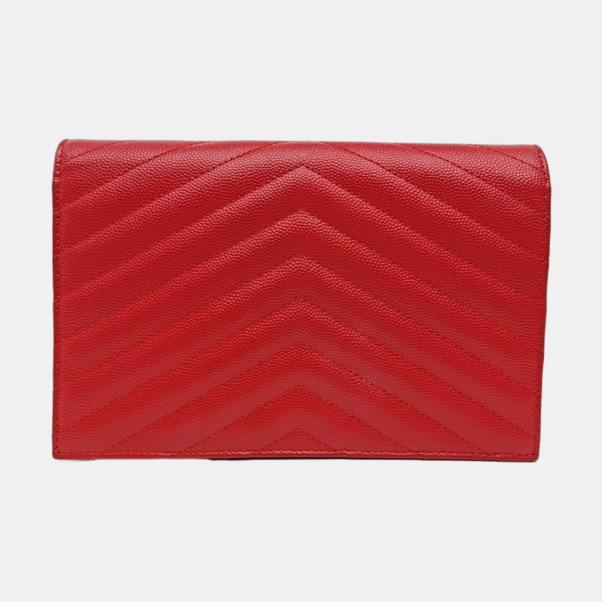 MONOGRAM WOC Quilted Calfskin Red