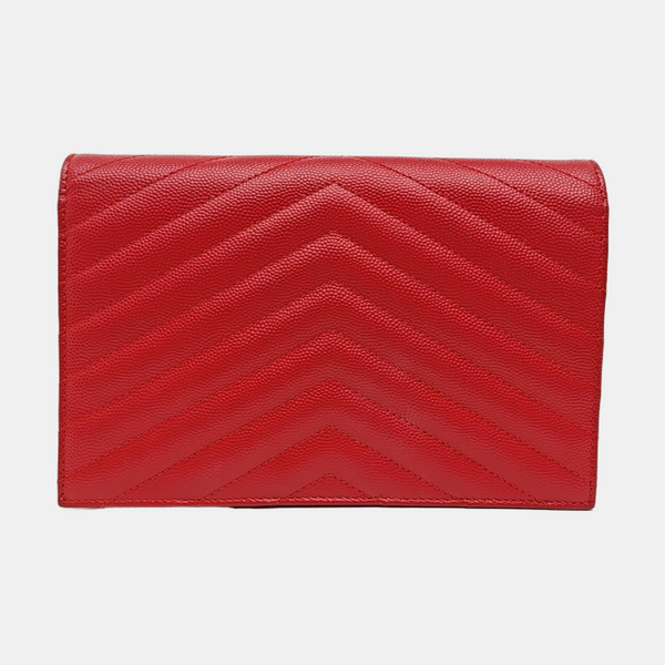 MONOGRAM WOC Quilted Calfskin Red