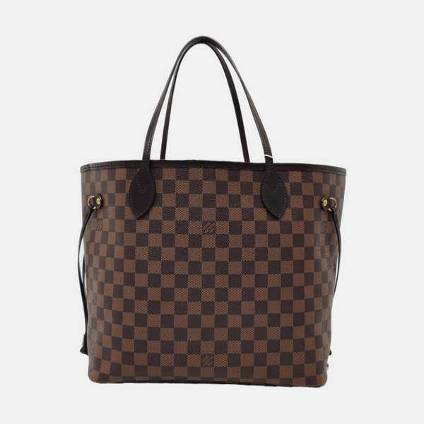 NEVERFULL MM Damier Ebene Coated Canvas Brown