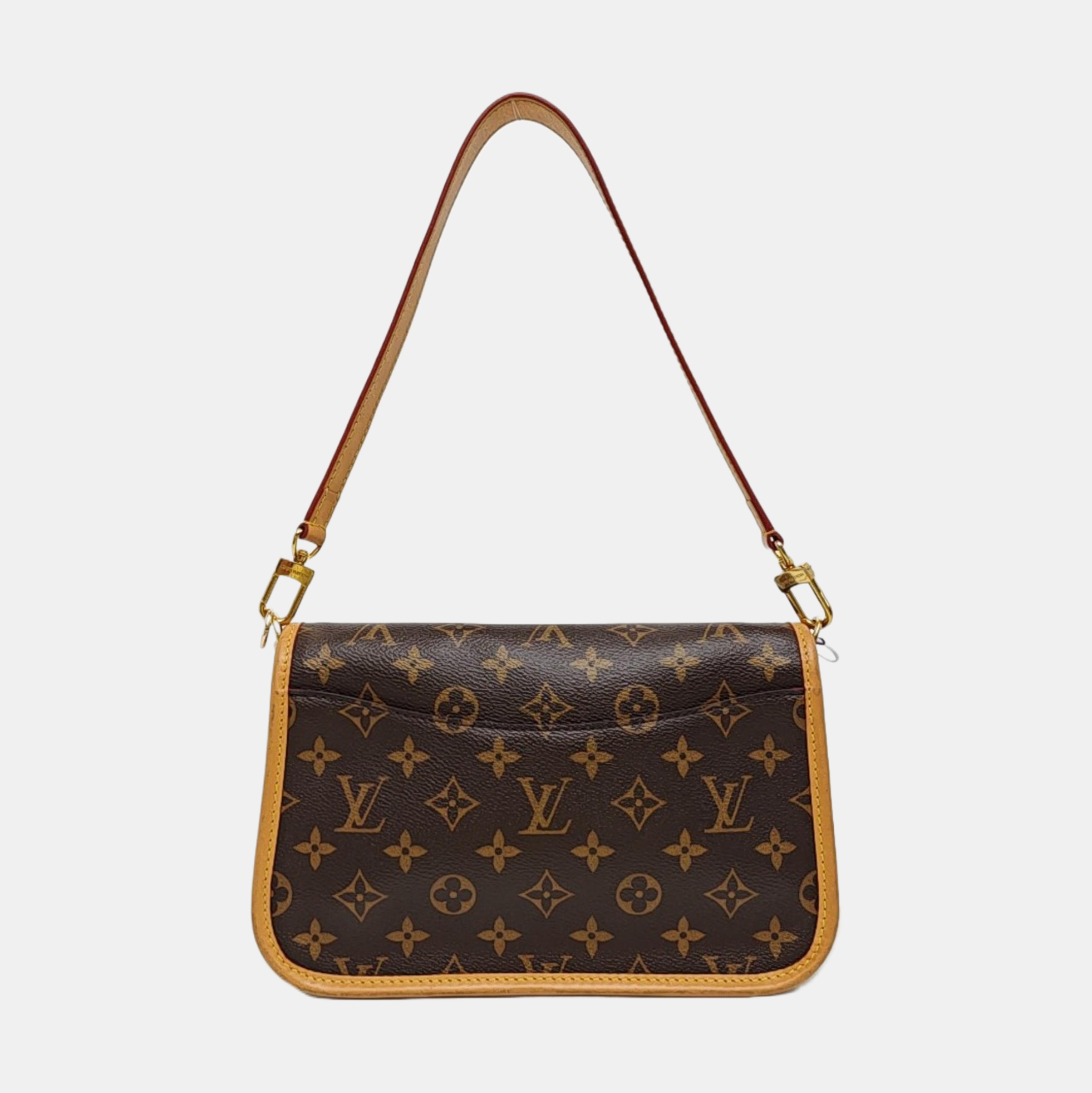 DIANE Monogram Coated Canvas Brown