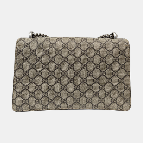 Dionysus Small Monogram Coated Canvas Black