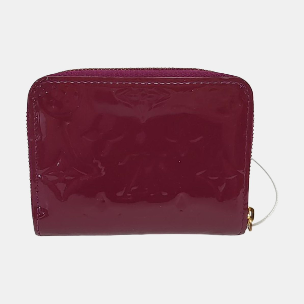 ZIPPY Monogram Patent Leather Red Wallet