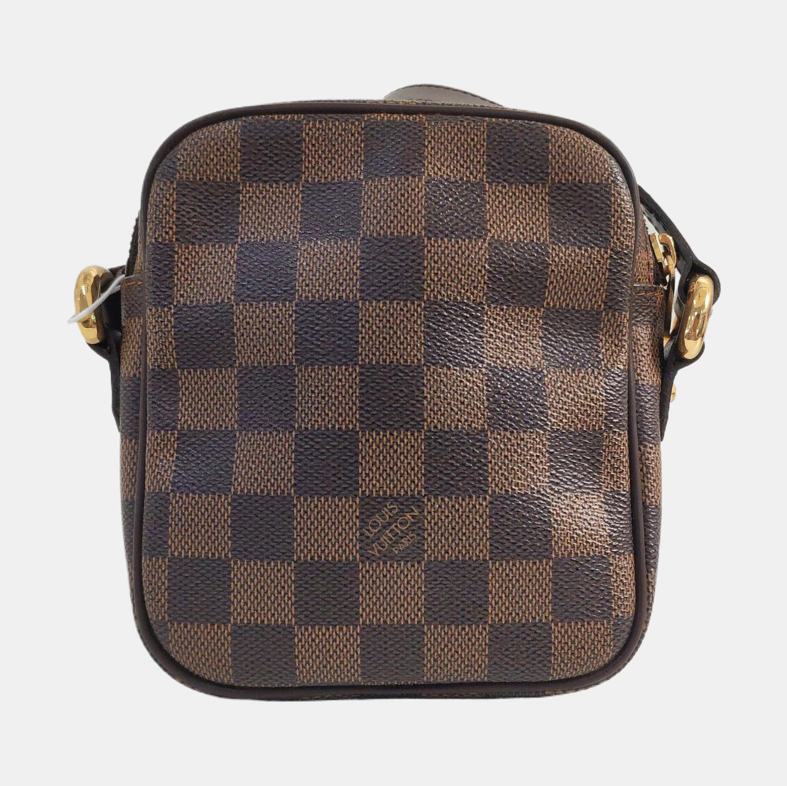 RIFT Damier Ebene Coated Canvas Brown
