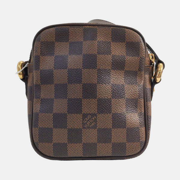 RIFT Damier Ebene Coated Canvas Brown